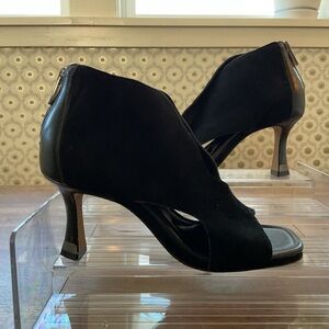 Vince Camuto Black Open-Toe Heels